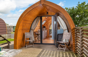 Glamping Cabins at The Quiet Site.