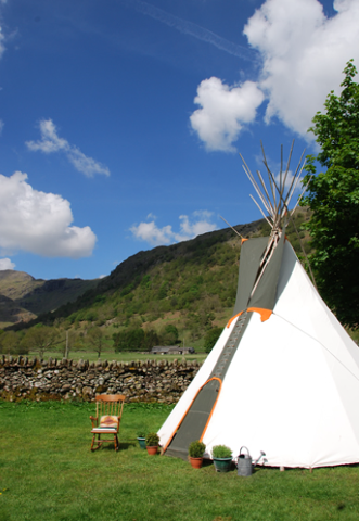 Tipi in The Lake District